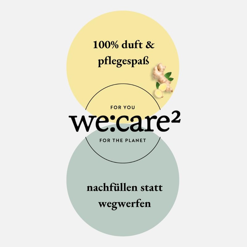 we:care² Soap Powder (Granules) for Mixing Ginger / Bergamot -