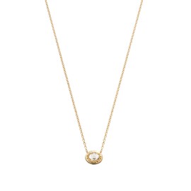 Coach Women's Signature Stone Pendant Necklace