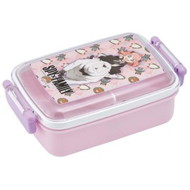 Skater RBF3ANAG-A Children's Lunch Box, 15.9 fl oz (450 ml), Fluffy Dome, Spy Family, Anya & Bond, Antibacterial, Made in Japan