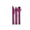 TUPPERWARE To Go Picnic Cutlery for Travelling Purple