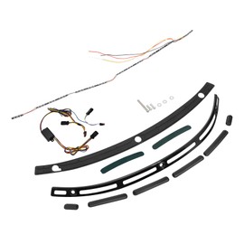 TCMT Windshield Trim W/LED Turn Signal Fit For Harley Touring 2014-2025 Electra Glide Street Glide Special Ultra Limited Tri Glide models