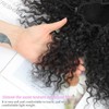 Drawstring Curly Ponytail Extensions for Black Women Protein Silk Fiber