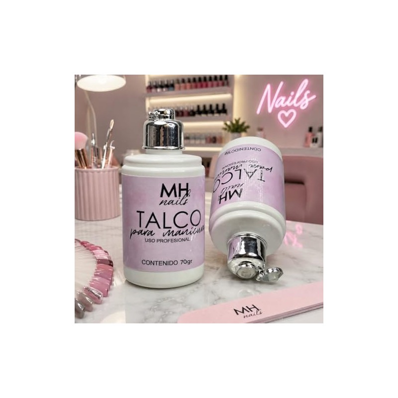 TALCO PARA MANICURA RUSA MH NAILS