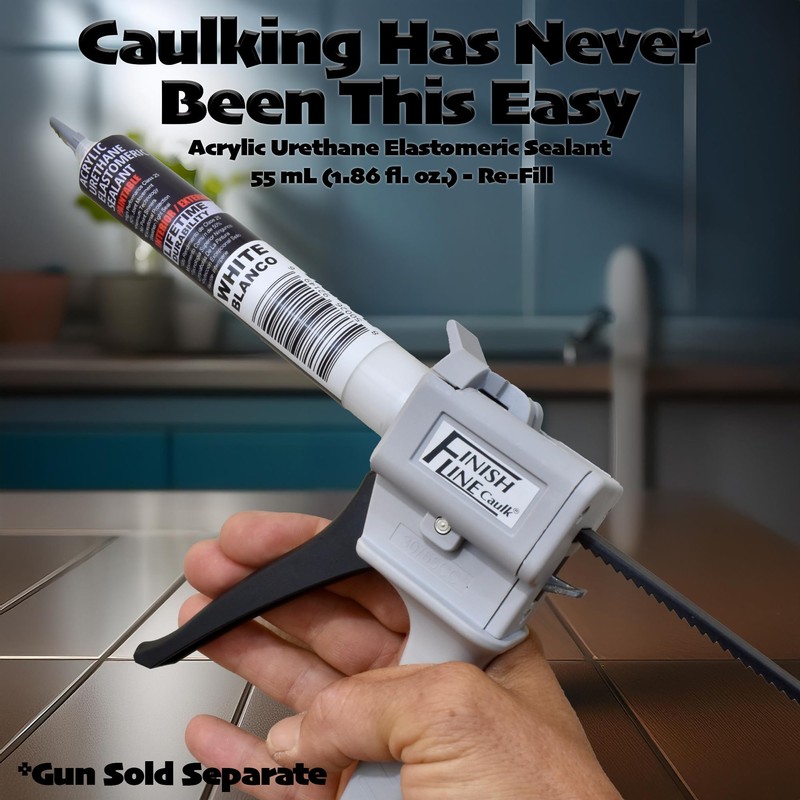 Finish Line Caulk® 55 mL (1.86 fl oz) Off-White Acrylic