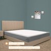 King/Cal King Silver Stretch Jersey Cover for Box Spring Bedskirt