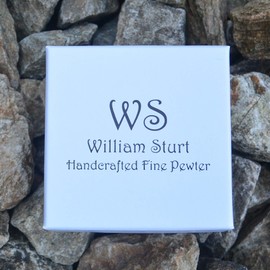 Beautiful Scottish West Highland (Westie) Dog Figurine, Handcast In Fine Pewter By William Sturt