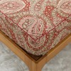 Zusbest Queen Size Bed Sheet Set 100% Cotton Burgundy Red