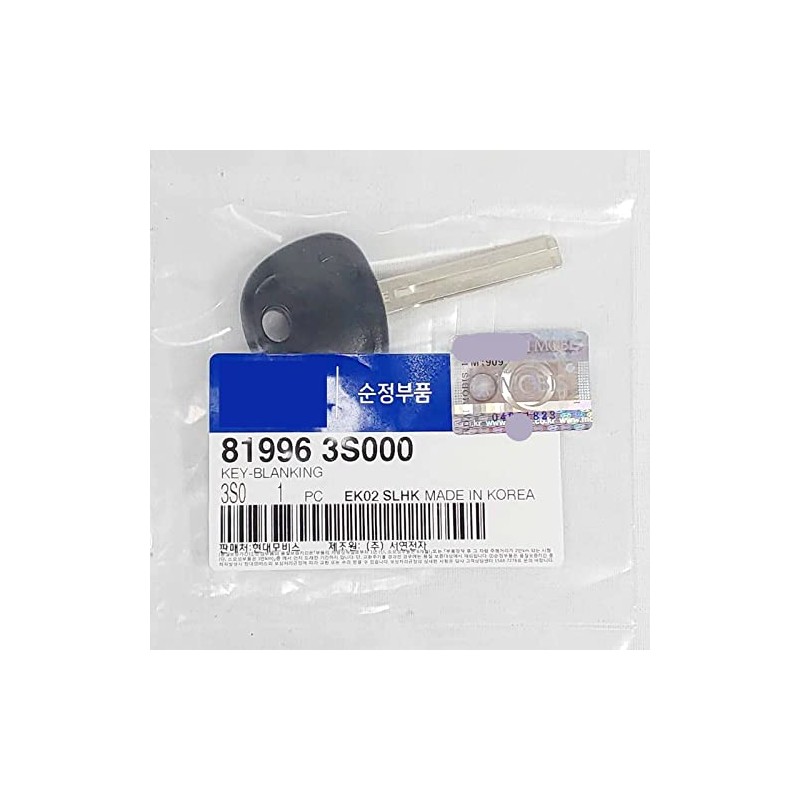 HYUNDAI New Genuine OEM Uncut Key Blank for Sonata 2010-2014,tucson