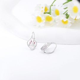 Sport Ball Celtic Earrings for Women - 925 Sterling Silver Bowling Basketball Football Soccer Softball Tennis Volleyball Earrings Dangle Jewelry Sport Drop Earring Gift (Bowling)