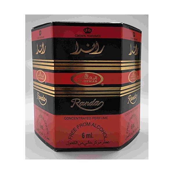 Randa - 6ml (.2oz) Roll-on Perfume Oil by Al-Rehab (Crown Perfumes) (Box of 6)