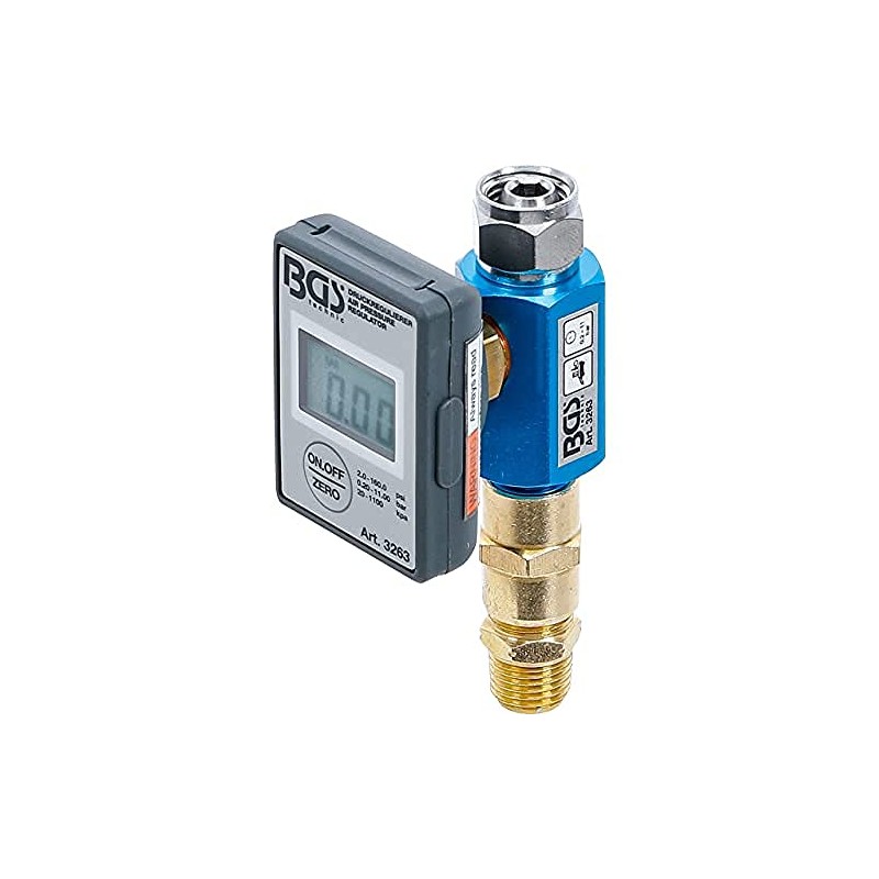 BGS 3263 Air Pressure Regulator 0,275-11 bar, Multicolour