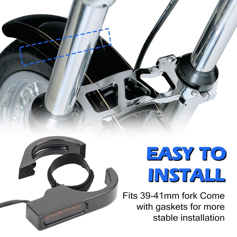 2Pcs Motorcycle Turn Signals Led Harley Turn Signals Motorcycle Front