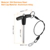 QUARKZMAN Pack of 2 T-Handle Locking Pins, 5 mm x