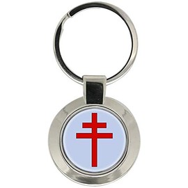 Patriarchal Cross Key Ring