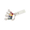 Castelbajac 096631 Key Holder, Torque Accessory, 【31】White