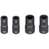VACO VAC4102 10-Piece 2-in-1 Impact Flip Socket Set with Case,