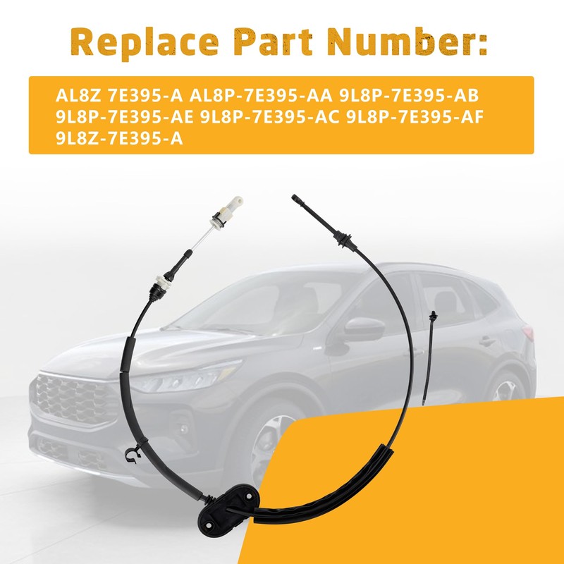 RAPIHIDAN AL8Z 7E395-A Automatic Transmission Shift Cable Compatible with 2009