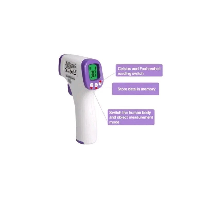 PREXISO Non-Contact Infrared Thermometer Digital LCD Screen