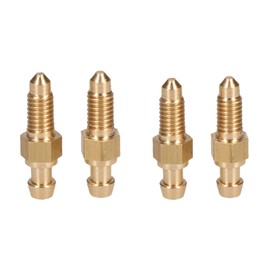 AB Tools Brass Brake Caliper Bleeding Bleed Nipple Screw Bleedscrew M6 x 1mm 4 Pack