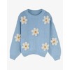 Migratory Bird Guide™ Floral Crewneck Long Sleeve Sweaters for Women