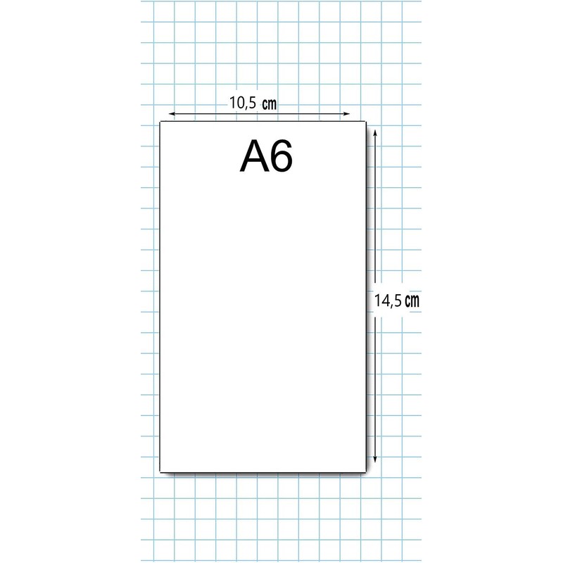 100 Sheets Matte 80g A6 150x105mm Peel Off Back Label