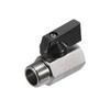 PATIKIL 3/8 NPT Brass Mini Ball Valve, 1 Pack NPT