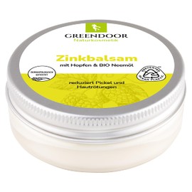 Anti-pimple balm, reduces pimples purely natural, with organic coconut oil bio neem oil, hops, sage, natural cream against skin redness, cover bubbles, naturally without animal testing, natural cosmetics