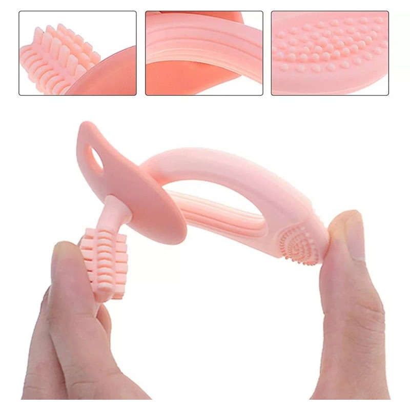 Universo en Linea Set 3 Mordedera Limpieza Bucal Bebes Chupon