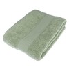 HOMESCAPES Sage Green Turkish Cotton Bath Sheet Super Soft Thick