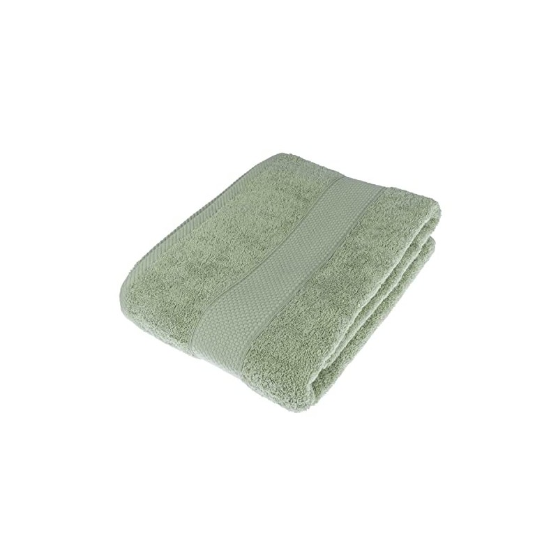 HOMESCAPES Sage Green Turkish Cotton Bath Sheet Super Soft Thick