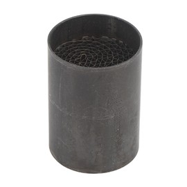 Motorcycle Exhaust Pipe Catalytic Converter, Stainless Steel, Front Middle Exhaust Muffler Catalytic Converter, Universal for Motorcycle (35 x 50 mm)