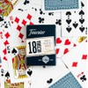 Fournier F21642 Poker 18 Kartenspiel, rot oder blau