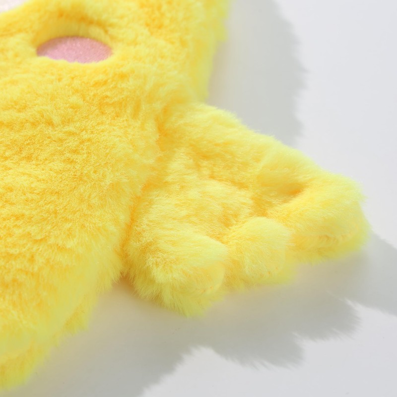 Tamu style Dog Chicken Crinkle Toy, Plush Squeaky 14 Inches,