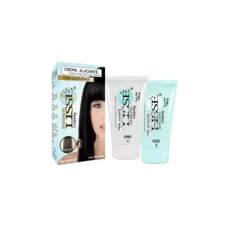 Lissé Loquay Crema Alaciante Permanente Cabello Con Queratina Sin Formol