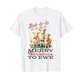 Funny Christmas Farm Farmer Sheep Ewe Matching Family Outfit T-Shirt