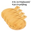 Westmark 4 Serving Boards/Bamboo Plates, with Motif, Handle and Juice