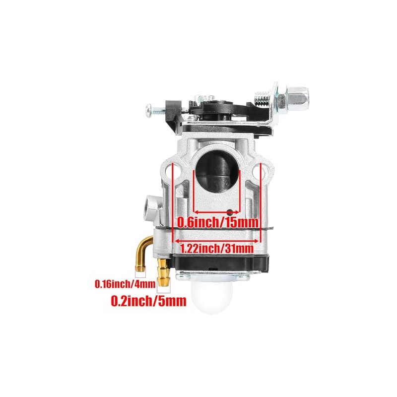 Gioong Carburetor Compatible with Harbor Freight Predator Earth Auger 52cc