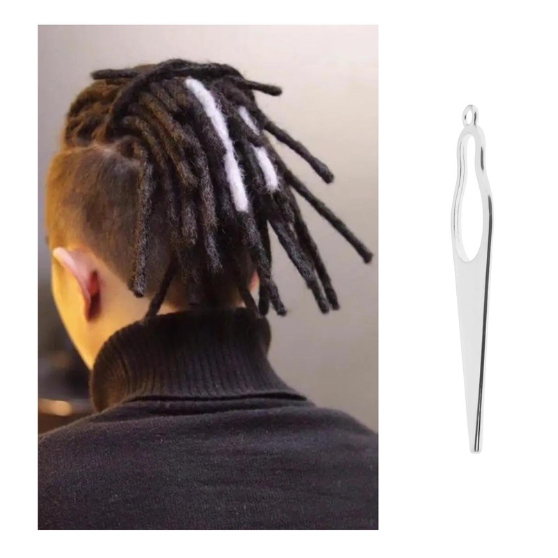 EMSea 8-Piece Dreadlocks Crochet Tool Hair Extensions Crochet Hook Hair
