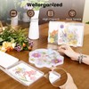 Aboofx 4 PCS Dried Flower Storage Set with Blotting Paper,