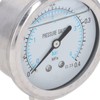 Vacuum Pressure Gauge Shockproof Radial Stainless Steel Case for Industrial