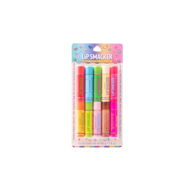 Lip Smacker Original & Best 10 Piece Lip Balm Party