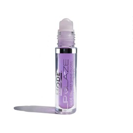 MODE Lip Glaze Concord Grape Flavored Lip Gloss, Roll On Wet Shine, Hydrating Moisturizing Sweet Almond, Areni Noir, Wild Rose Natural Skincare Fruit Oils - Vegan, No Cruelty, NY Made, 4ml