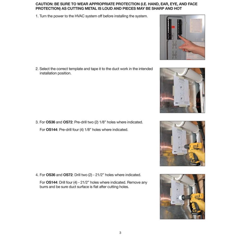 OdorStop OS36PRO UV Air Purifier 36W System with Energy Saving