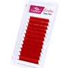 Easy Fan Color Volume Eyelash Extensions Red 0.07mm D Curl