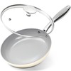 MICHELANGELO Frying Pans Nonstick with Lid - 8 Inch Small