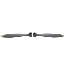 Keenso Cuchillas de Hélices para Drones RC, 2 Pares de Hélices, Piezas de Repuesto, Accesorios para Drones Aptos para Mavic Mini 2(7 * 4 * 2cm-Borde Dorado)