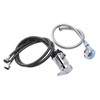 80cm Salon Shampoo Bowl Faucet 70cm Hose M Size Blue