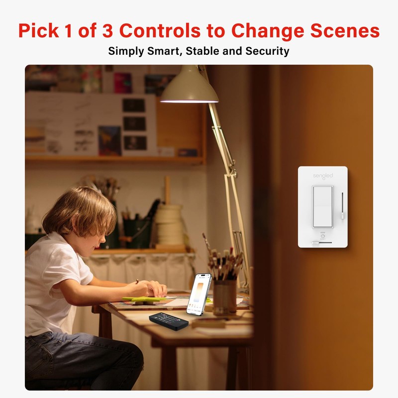 Sengled Dual Mode Smart Switch, Wall Switch that Only Works