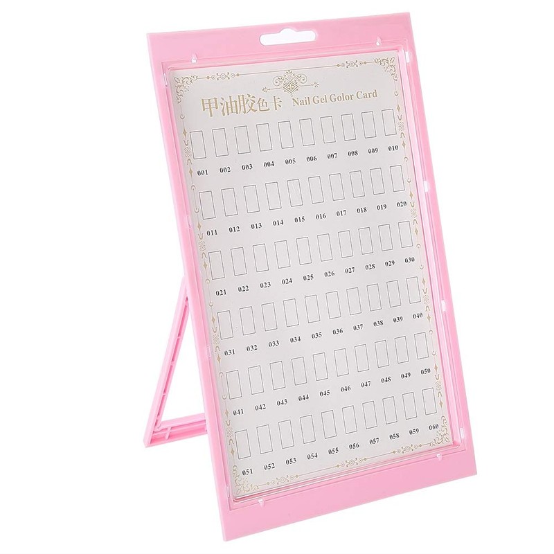 Nail Gel Polish Display Board, Nail Art Tips Chart Practice