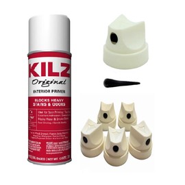 Generic Spray Paint Caps for KILZ Primer Spray, White Primer Spray Paint, (5) Pack OEM Direct Fitment Caps